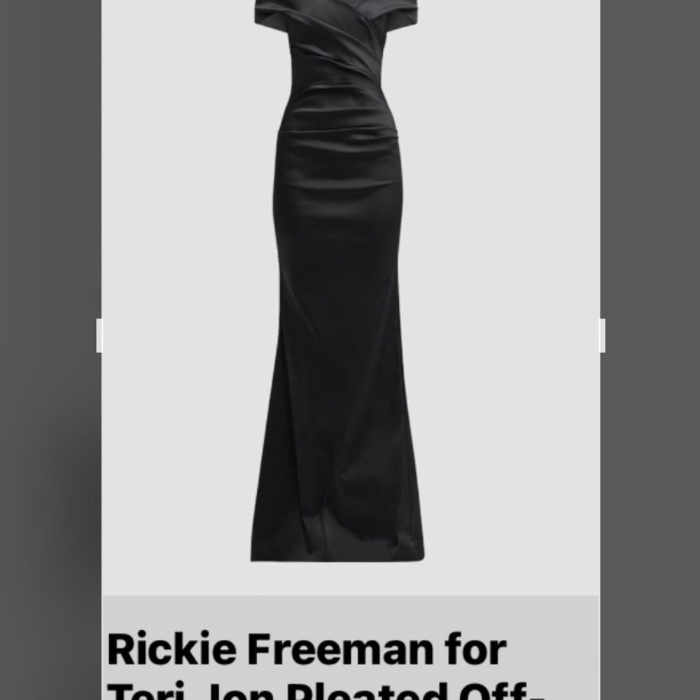 Rickie Freeman for Teri Jon Elegant Black Gown